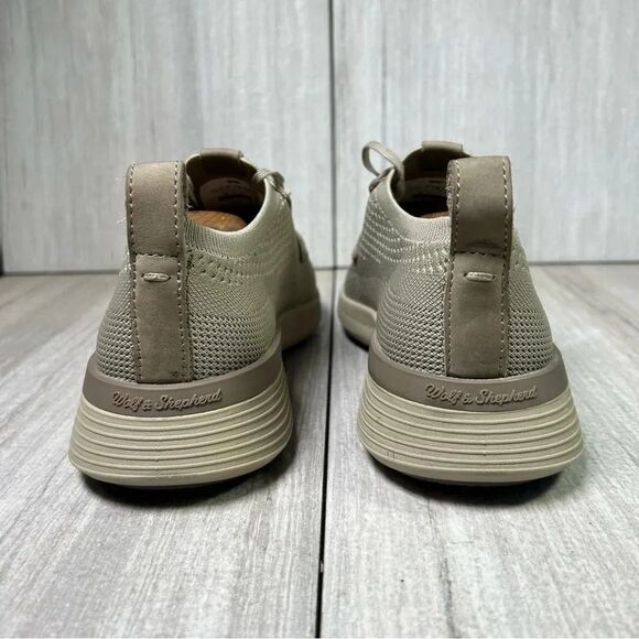 Wolf and Shepherd SwiftKnit Grey Knit Casual Derby Oxford Dress Shoe Mens Size 7 - Picture 7 of 10